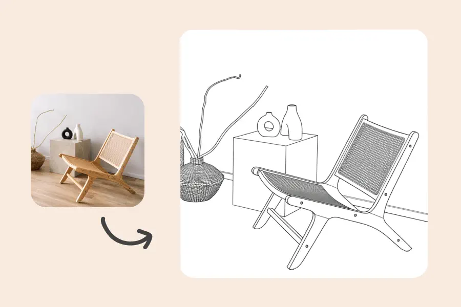 picture to drawing - Line Drawing 3